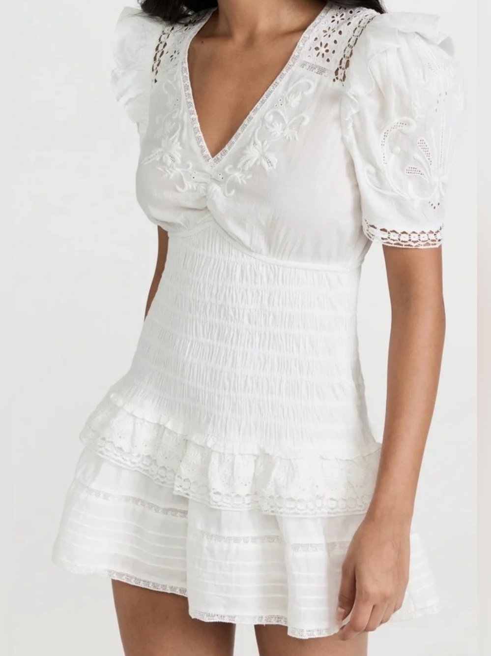 Loveshackfancy Rena Mini Dress